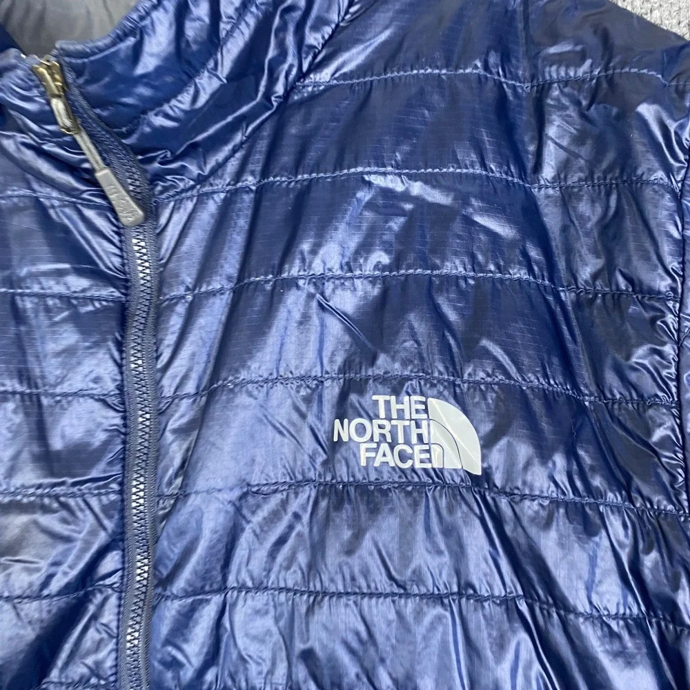 The North Face Mens Thermoball FlashDry Puffer Jacket Navy Blue Size Medium